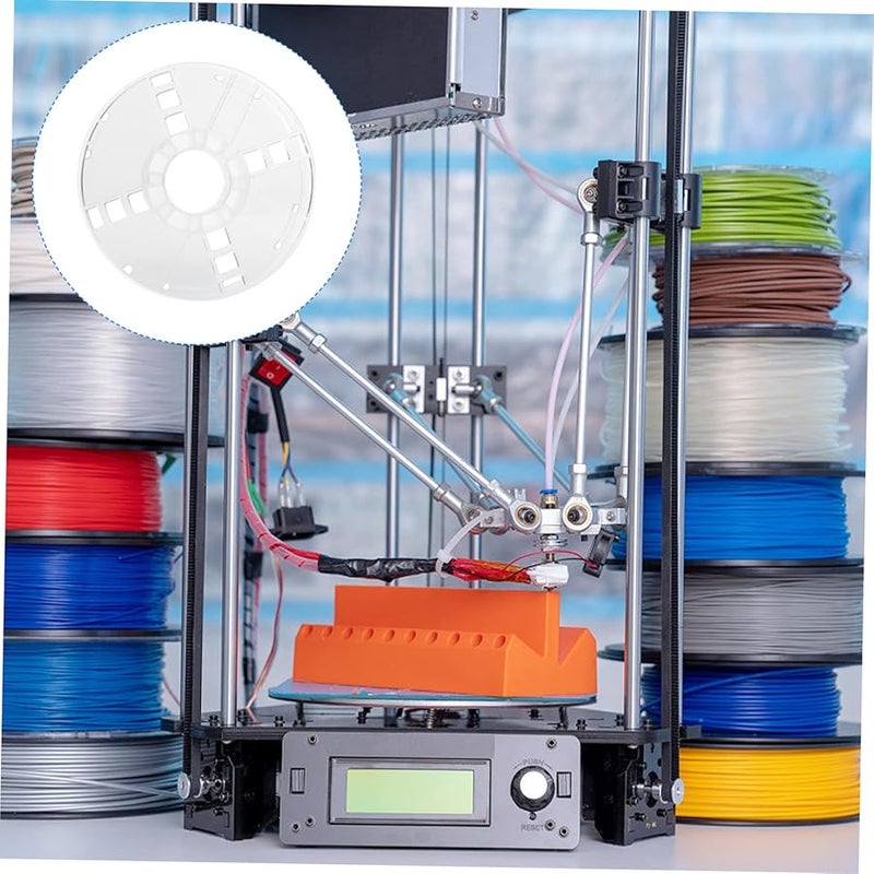 Transparent Hollow Plastic Printer Bobbin Spool for FDM Filament Safe Wire Winding - Image 5